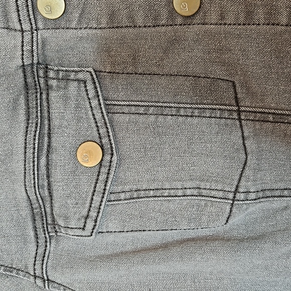 Lori Goldstein QVC Tailored Distressed Edges Denim Jacket Size 12 - Picture 3 of 12